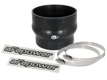 Load image into Gallery viewer, aFe Magnum FORCE CAI Silicone Coupling Kit (4 inch to 3.5 inch) Straight Reducer - Black