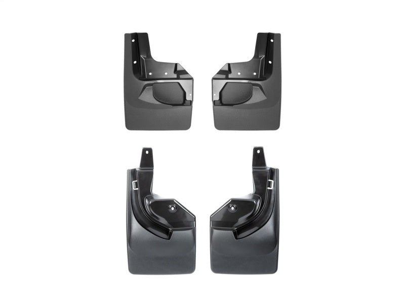 WeatherTech No-Drill DigitalFit MudFlap Kit WET110100-120097 for 2024-2026 Jeep Wrangler 2-Door, Front and Rear, Black