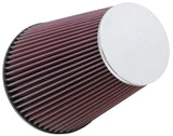 K&N Engineering Universal Chrome Air Filter * 6 inch Flanged / 7.5 inch Base / 4.5 inch Top / 9 inch Height for Chevrolet and GMC SUVs