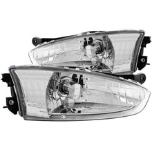 Load image into Gallery viewer, ANZO 1997-2002 Mitsubishi Mirage Crystal Headlights with Chrome Housing and Clear Lenses