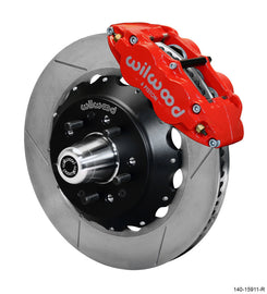 Wilwood Narrow Superlite 6R Front Big Brake Kit with 14-inch GT Competition Series Rotor - Red