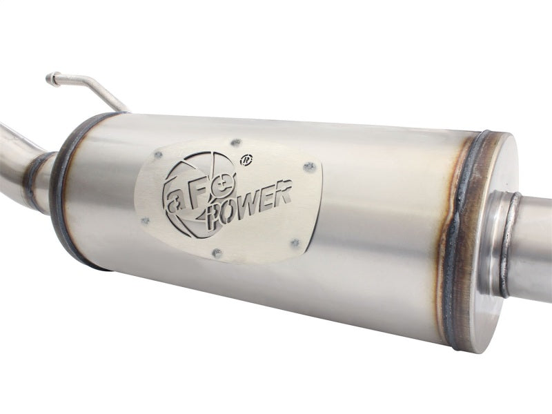 aFe MACHForce XP 2-1/2 Inch Stainless Steel Cat-Back Exhaust System for Jeep Wrangler (JK) 2007-2017 with V6-3.6L/3.8L Engine
