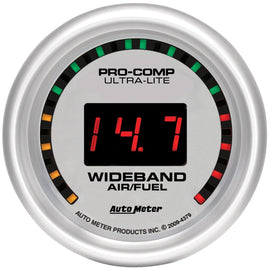 AutoMeter Ultra-Lite 52mm Digital Wideband Air/Fuel Ratio Street Gauge (Part #ATM4379)