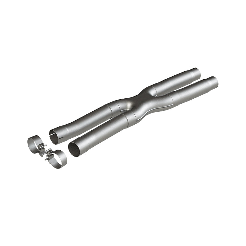 MBRP Armor Lite Series 2.5 Inch Resonator Delete X-Pipe for 2015-2019 Ford Mustang GT