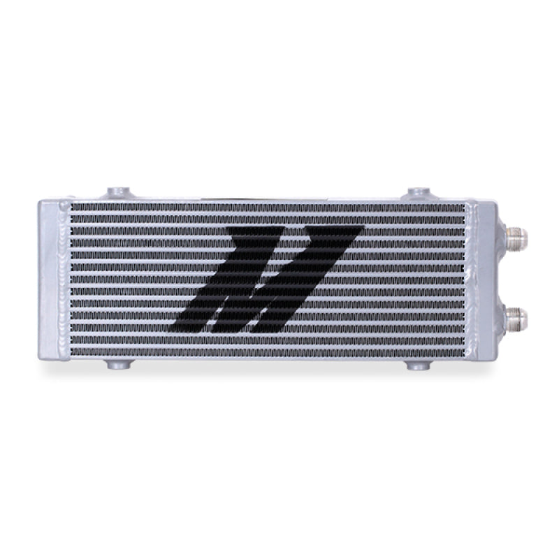 Mishimoto Universal Medium Bar and Plate Dual Pass Silver Oil Cooler for Ford Mustang