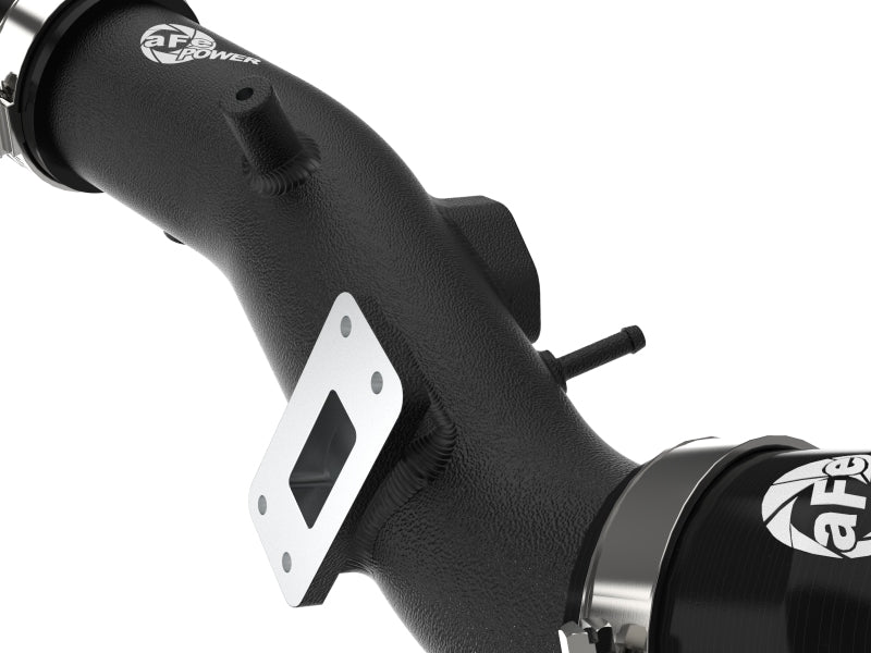 aFe BladeRunner Aluminum Hot and Cold Charge Pipe Kit for Hyundai Elantra 2017-2020, Black, Part Number AFE46-20634-B