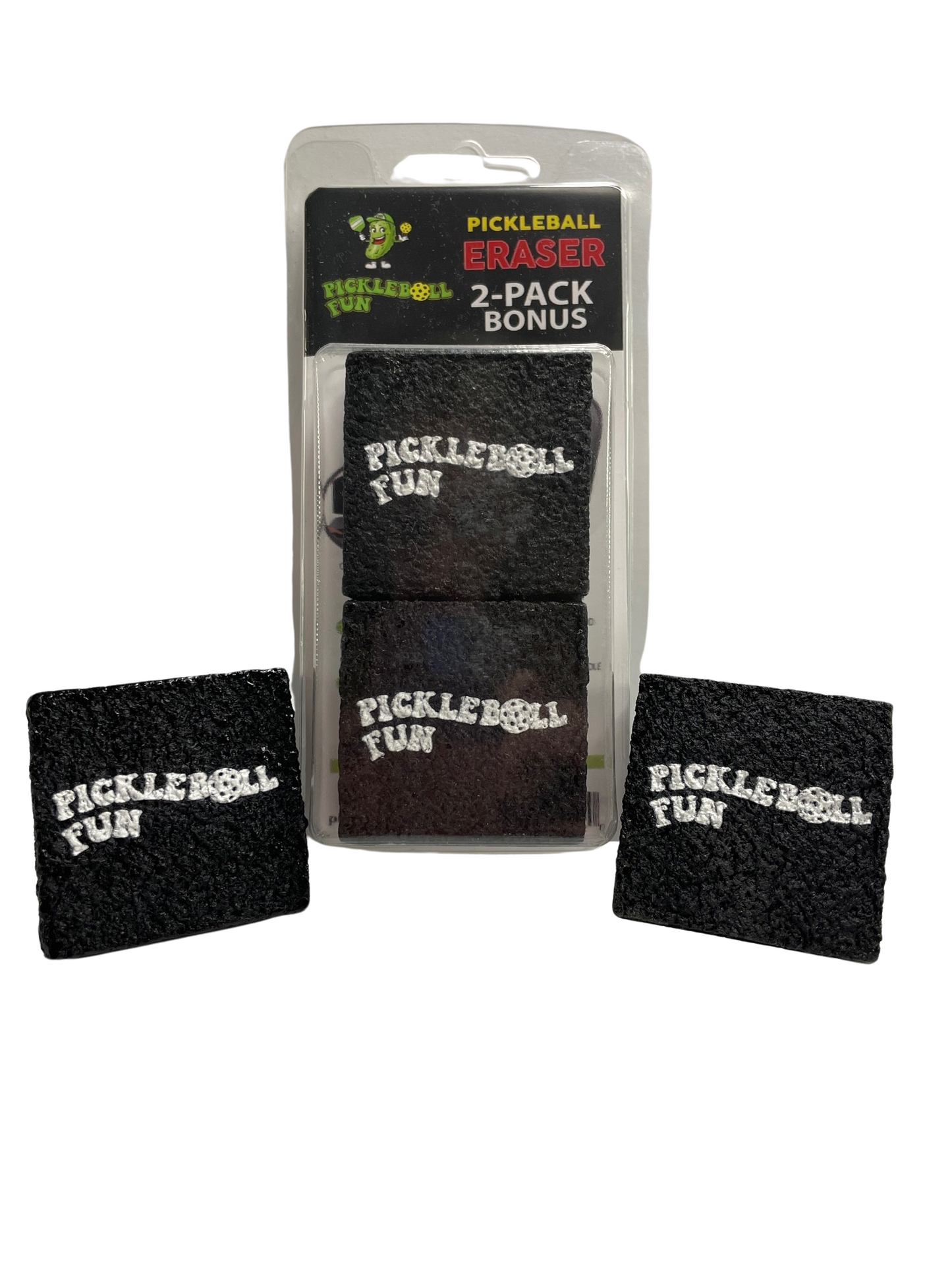 Pickleball Paddle Eraser 2-Pack Bonus Buy! Buy 1 (2-Pack) Get 1 Free!