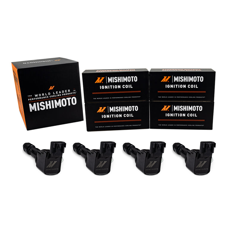 Mishimoto 06-10 Chevrolet Cobalt & Pontiac G5 Ignition Coils (4-Pack) - High-Performance Replacement for Improved Engine Reliability