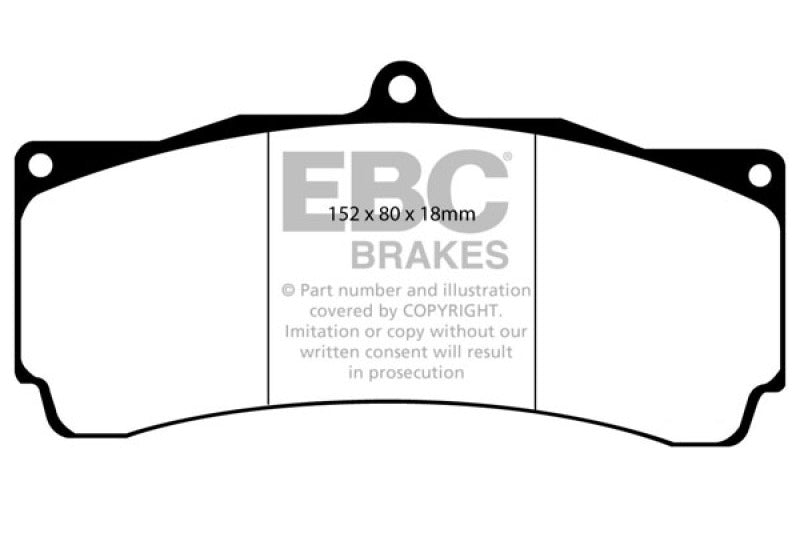 EBC Brakes Bluestuff NDX Full Race Brake Pads for AP Racing Calipers