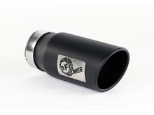 Load image into Gallery viewer, aFe Power Diesel Exhaust Tip Black - 4 in Inlet x 5 in Outlet x 12 in Length, Part Number afe49T40501-B12