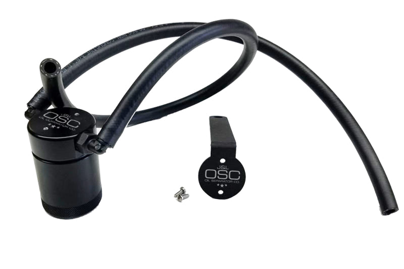 J&L JLT3084D-B Oil Separator 3.0 Driver Side, Black Anodized for 1997-2013 Chevy and GM Trucks and SUVs