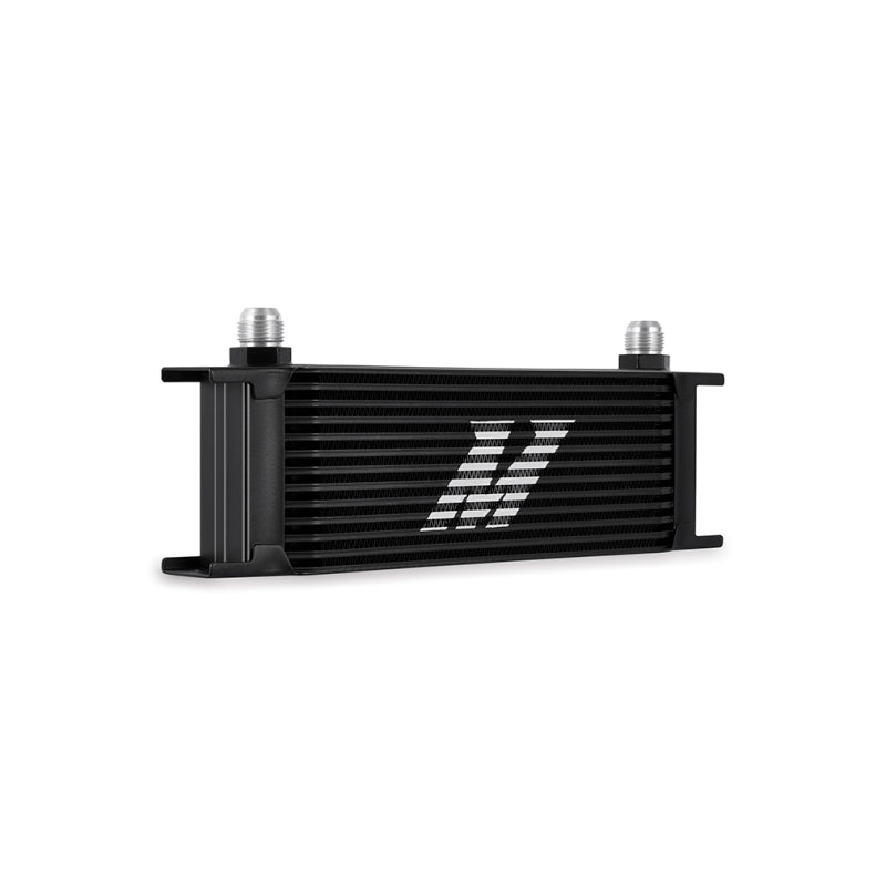 Mishimoto Universal 13-Row Stacked-Plate Oil Cooler, Black – MMOC-13BK