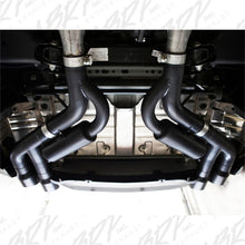 Load image into Gallery viewer, MBRP Armor BLK Series 2.5-Inch Black Coated Non-Active Dual Axle Back Exhaust System for 2018-2022 Ford Mustang GT