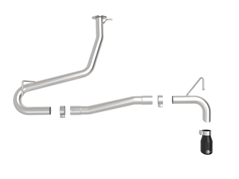 aFe Takeda 2.5 Inch Stainless Steel Axle-Back Exhaust System with Black Tips for Hyundai Kona 2018-2023