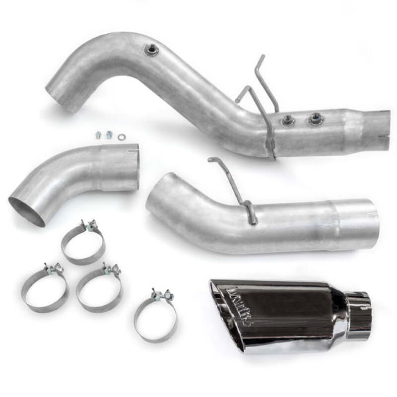 Banks Power 20-23 Chevy/GMC Duramax DRW Crew Cab 5-Inch Monster Exhaust System with Chrome SideKick Tip