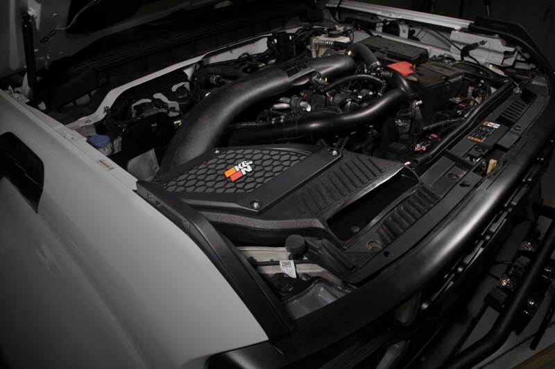K&N Engineering 63 Series AirCharger Performance Air Intake System for 2023 Ford Bronco Raptor V6 3.0L