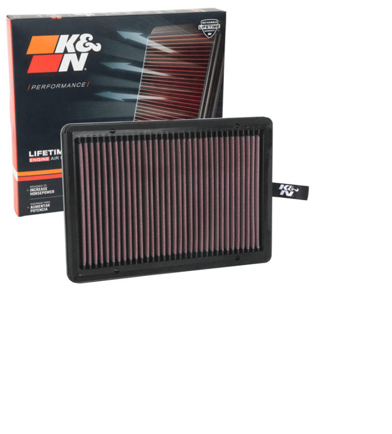 K&N 2015 Hyundai Sonata 2.4L Replacement High-Flow Air Filter - Reusable, Washable Engine Air Filter
