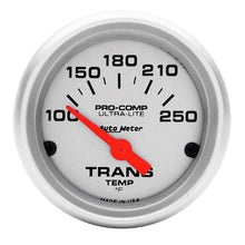 Load image into Gallery viewer, AutoMeter Ultra-Lite 52mm Mechanical Transmission Temperature Gauge (100-250°F)
