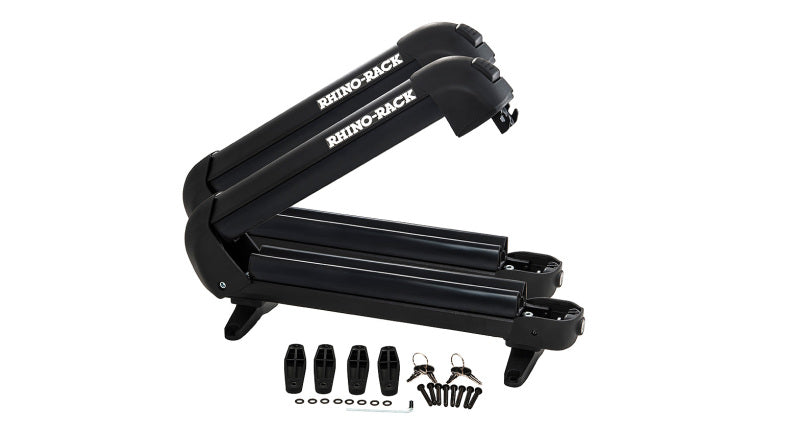 Rhino-Rack Universal Ski and Snowboard Carrier RHR573 for Secure Roof Storage
