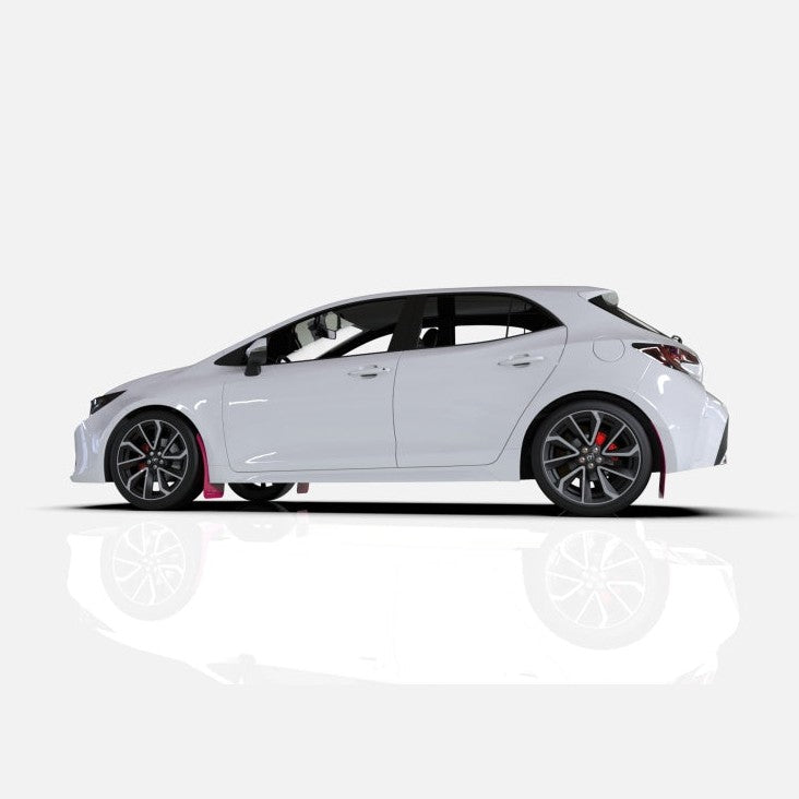 Rally Armor Pink Mud Flap with BCE Logo for 2022-2025 Subaru WRX