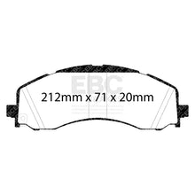 Load image into Gallery viewer, EBC Greenstuff 6000 Series Front Brake Pads for Ram 2500 and 3500 (Part Number: EBCDP63122)