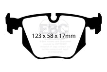Load image into Gallery viewer, EBC Bluestuff NDX Rear Brake Pads DP51118B for 2001-2005 BMW 330i and 330xi