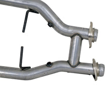 Load image into Gallery viewer, BBK Performance 96-04 Mustang 4.6 GT / Cobra Short Mid H Pipe with Catalytic Converters - 2.5 Inch Diameter, Part #BBK1538