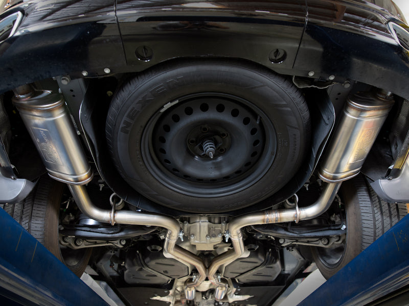 aFe Vulcan Series 2-1/4 inch Stainless Steel Cat-Back Exhaust System for Jeep Grand Cherokee L 2021-2022