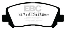 Load image into Gallery viewer, EBC Yellowstuff Front Brake Pads for Chrysler 200 2.4 * High-Performance Street and Track Use