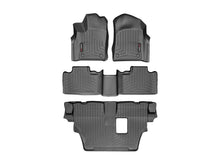 Load image into Gallery viewer, WeatherTech FloorLiner DigitalFit Black Floor Mats WET449301-44324-2-3 for 2016-2017 Dodge Durango