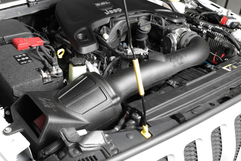 K&N Engineering 57-1576 Performance Cold Air Intake Kit for 2018-2019 Jeep Wrangler 3.6L V6
