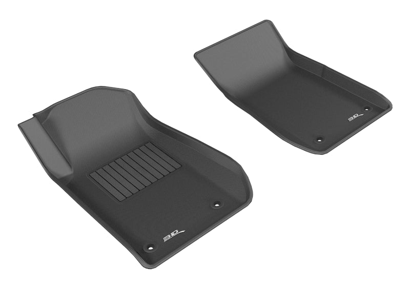 3D MAXpider KAGU Series All-Weather Floor Mats for Chevrolet SS (2014-2017) - Custom Fit Front Set in Black