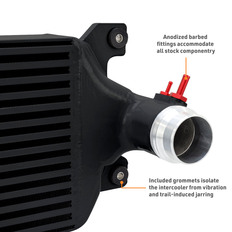 Mishimoto 2024+ Toyota Tacoma Performance Intercooler and Charge Pipes Kit - Black Finish