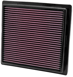 K&N Engineering Part 33-2457 High-Flow Reusable Air Filter for Jeep Grand Cherokee, Dodge Charger, Durango, and Challenger