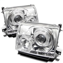 Load image into Gallery viewer, Spyder Toyota Tacoma 97-00 Projector Headlights with LED Halo - Chrome Finish, OEM-Style Replacement