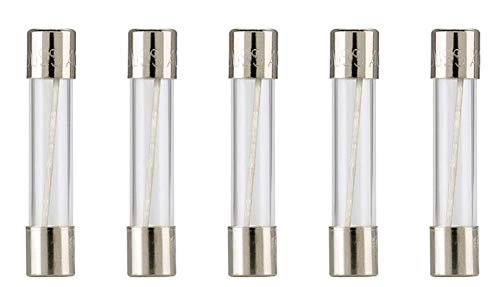 Bussmann AGC-10 AGC Series Fuse, Fast Acting, 10 Amp, 250V, Glass Tube, 1/4" x 1-1/4" (Pack of 5)