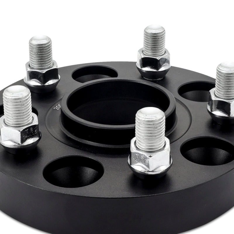 Mishimoto 5x120 Wheel Spacers for Honda Civic Type R (2017-2021), 50mm Offset, Black Anodized