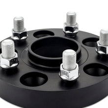 Load image into Gallery viewer, Mishimoto 25mm Black Anodized Wheel Spacers for Honda Civic Type R 2017-2021 and 5x120 Vehicles