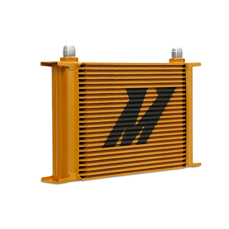 Mishimoto Universal 25-Row Oil Cooler - Gold for Ford Mustang (2018-2021)