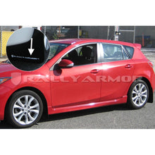 Load image into Gallery viewer, Rally Armor UR Series Mud Flaps for 2010-2013 Mazda 3 and Speed3 - Black with White Logo