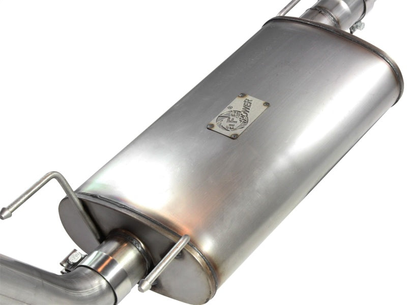 aFe Mach Force XP Dual Exhaust System for 2005-2013 Toyota Tacoma V6-4.0L with Polished Stainless Steel Tips