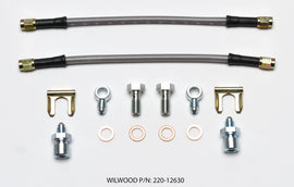 Wilwood Flexline Kit D52 Caliper with 10-inch Brake Rotor and Banjo Fitting - Part #wil220-12630