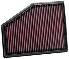 Load image into Gallery viewer, K&amp;N Engineering 33-3079 High-Flow Drop-In Air Filter for BMW 740i and 540i (2015-2018)