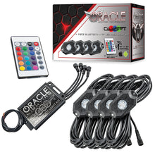 Load image into Gallery viewer, Oracle Lighting Bluetooth + RF ColorSHIFT Underbody Rock Light Kit for 4x4 Vehicles
