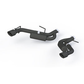 MBRP Armor BLK Series 2.5-inch Black Coated Non NPP Axle Back Exhaust System for Chevrolet Camaro (2016-2022)