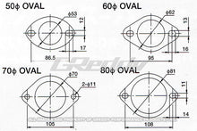 Load image into Gallery viewer, GReddy 60mm Exhaust Oval Gasket - High-Performance Automotive Exhaust Seal