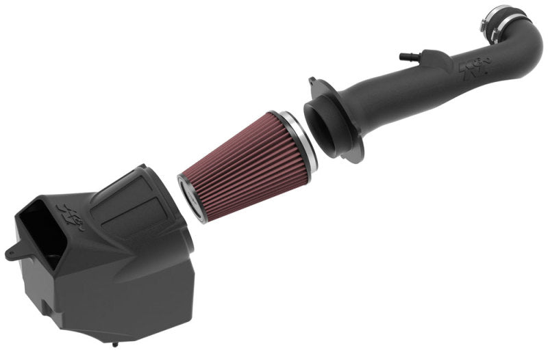K&N Engineering 57-1576 Performance Cold Air Intake Kit for 2018-2019 Jeep Wrangler 3.6L V6