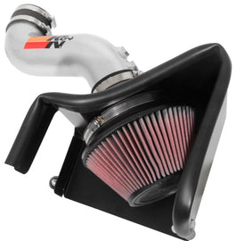 K&N Engineering Part 69-5321TS Silver Typhoon Short Ram Intake for 2015 Hyundai Sonata and Kia Optima