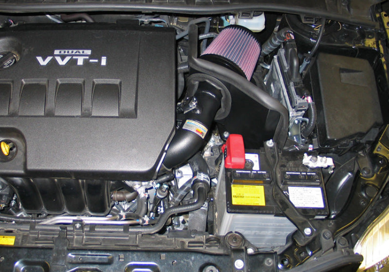 K&N Engineering Typhoon Short Ram Intake for 2009-2014 Toyota Corolla - Part Number: KN69-8757TTK