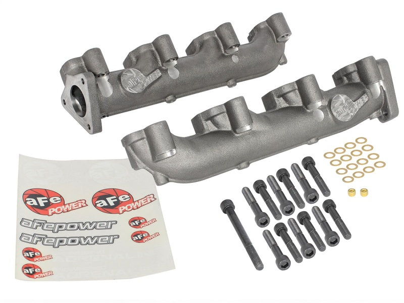 aFe Power BladeRunner Ported Ductile Iron Exhaust Manifold for 2001-2016 GM Diesel Trucks V8-6.6L (td)